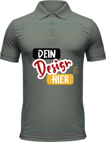 Luxury Stretch Poloshirt · Blattgrün