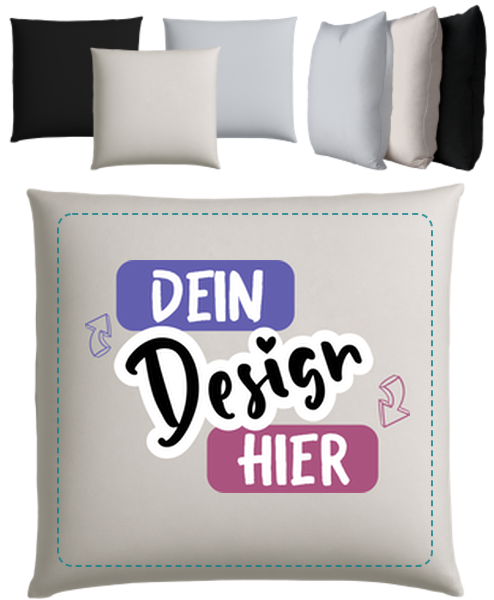 Kissen mit Baumwollbezug
