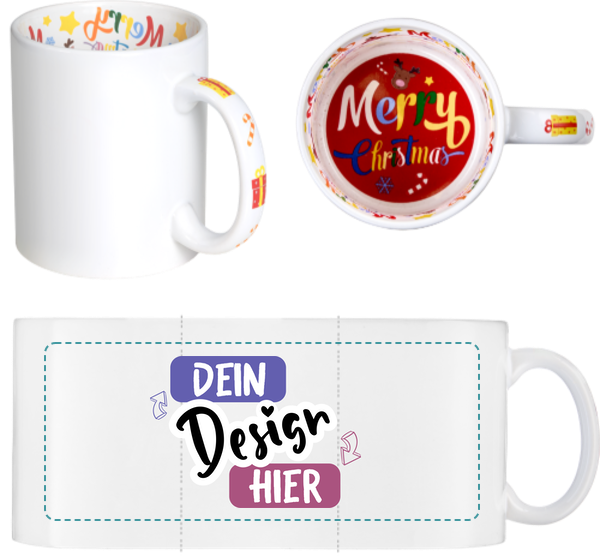 Tasse mit Motiv „Merry Christmas“