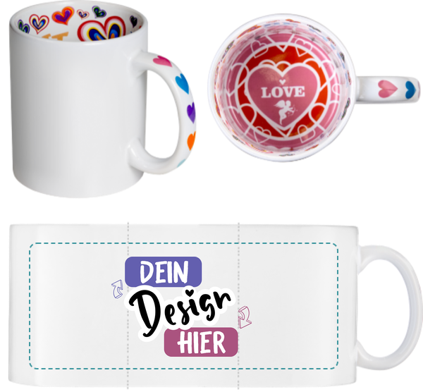 Tasse mit Motiv „Love“