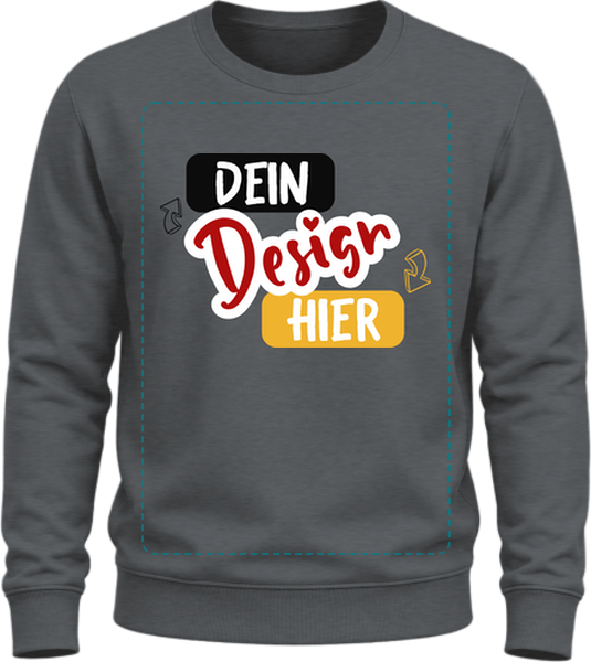 Meliertes Mittelgrau