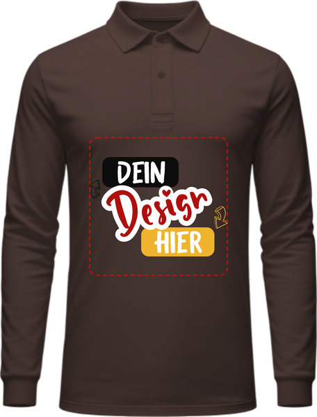 B&C My Polo 180 LS · Gerösteter Kaffee